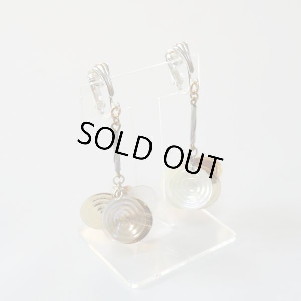 画像2: シャンタール スパンコール イヤリング ゴールド (2)