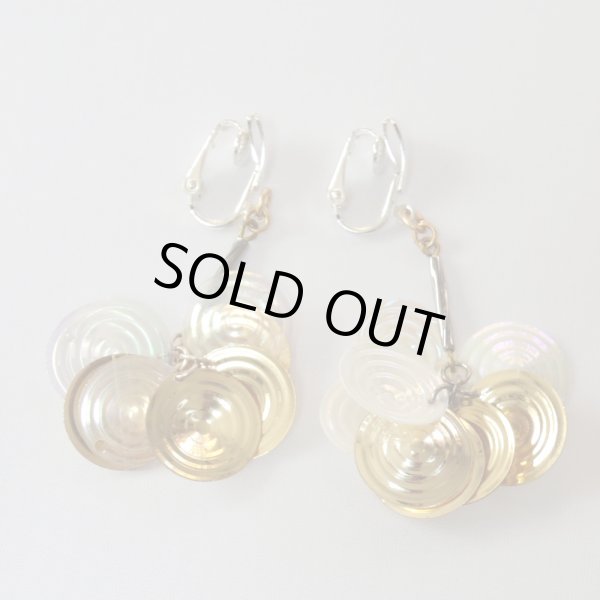 画像6: シャンタール スパンコール イヤリング ゴールド (6)