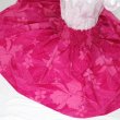 画像4: シングルパウスカート オーキッド柄 スカート丈７２cm ピンク (4)