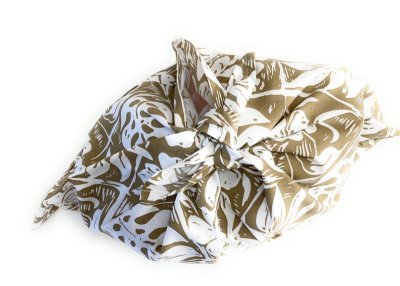 画像2: シングルパウスカート ボタニカル柄 スカート丈７４cm ココナッツ色