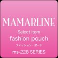 MAMARLINEセレクト キラキラ チャーム付きファスナーポーチ ラメ柄 シャンパン