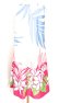 画像3: ハワイアン ノースリーブ フレアワンピース ティアレ柄 ピンク