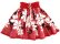 画像4: MAMARLINEシングルパウスカート お子様用55丈ティアレ柄 レッド (4)