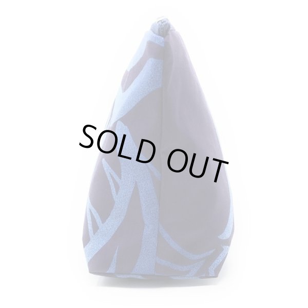 画像8: ハワイアン ファブリック ポーチ プロテア柄 ネイビー (8)