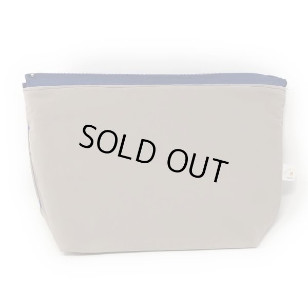 画像5: ハワイアン ファブリック ポーチ プロテア柄 ネイビー (5)