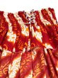 画像3: シングルパウスカート スカート丈７４cm プリメリア・レイ柄 レッド (3)