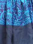 画像4: シングルパウスカート オーガンジー×カヒコ・ホヌ柄 スカート丈７４cm ブルー