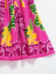 画像7: シングルパウスカート プリメリア柄 スカート丈７４cm ピンク