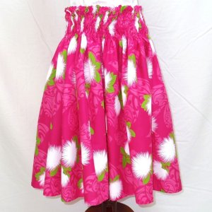 画像: シングルパウスカート レフア柄 スカート丈７3cm ピンク