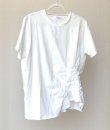 画像1: MAMARLINEセレクト おしゃれTシャツ オフホワイト フリーサイズ
