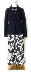 画像10: ハワイアン ワイド パンツ リーフ柄 ブラック