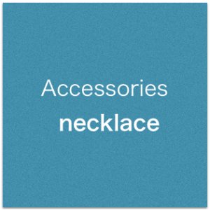 画像: Accessories necklace