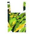画像2: ハワイアン エコバッグ レジ袋型 お弁当サイズS マイア柄 グリーン
