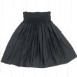 画像1: シングルパウスカート スカート丈７４cm 無地 ブラック