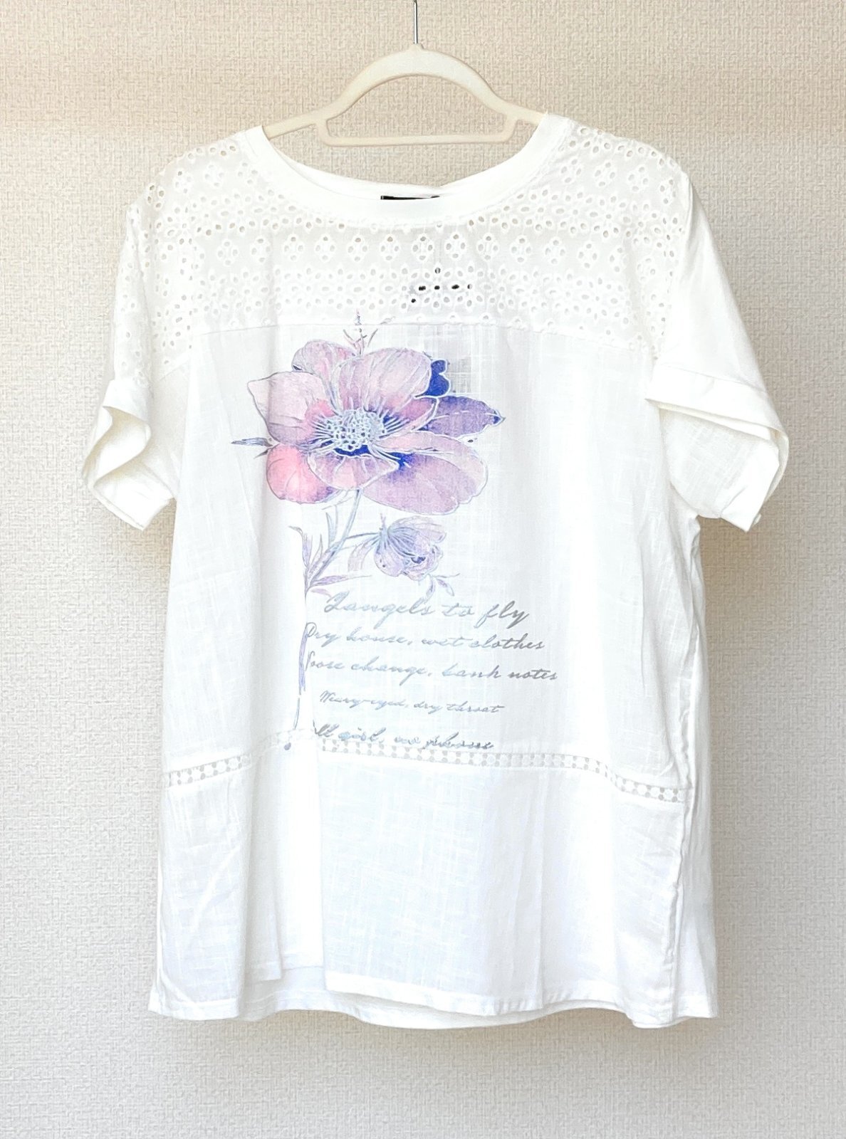 画像1: MAMARLINEセレクト おしゃれTシャツ ピンク L〜LL