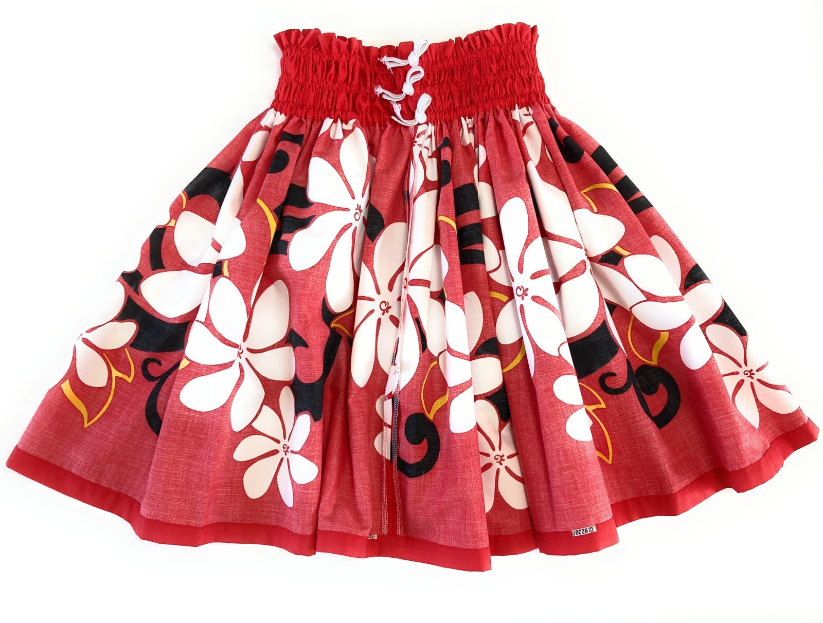 画像4: MAMARLINEシングルパウスカート お子様用55丈ティアレ柄 レッド